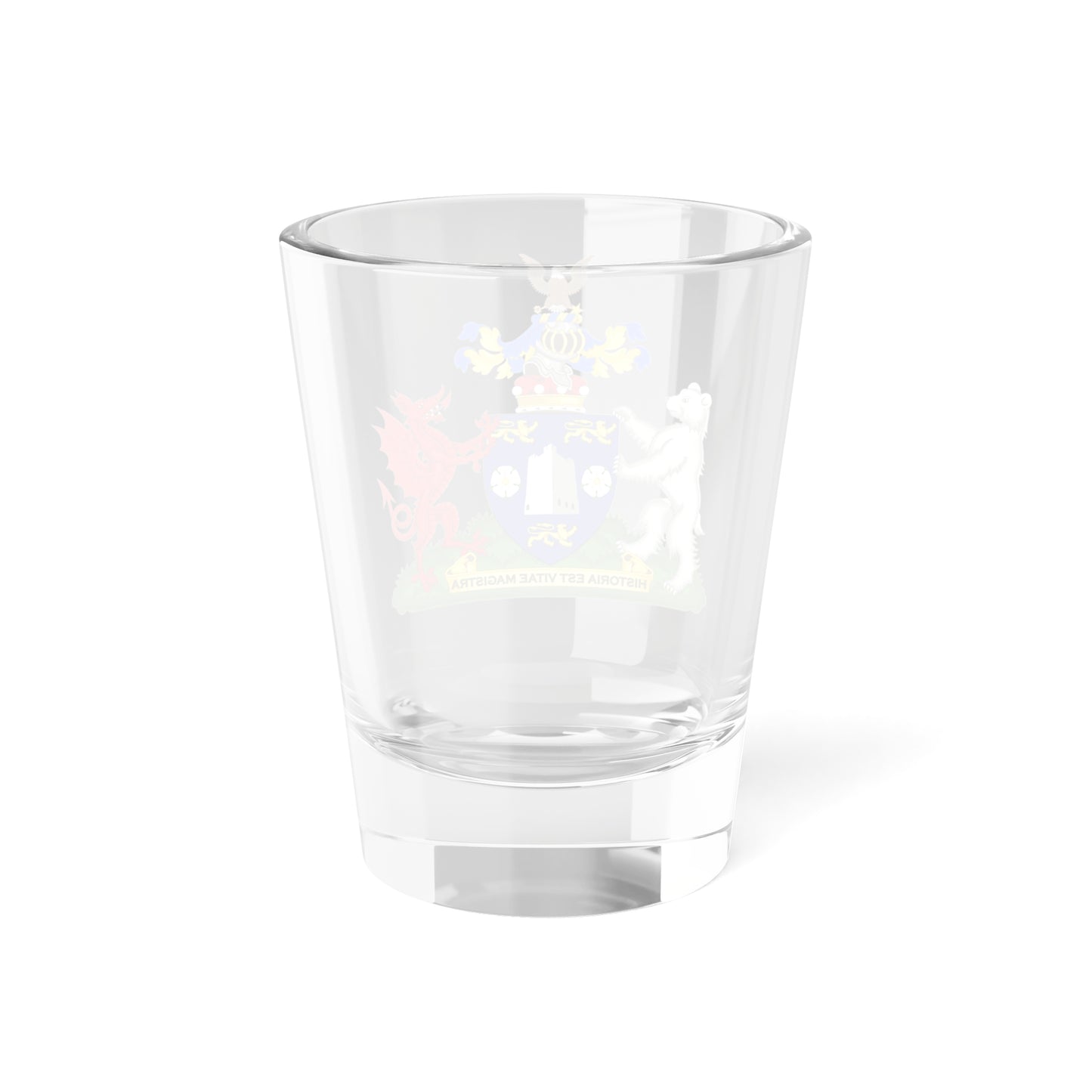 Hauge of Richmond Achievement (United Kingdom) (Coat of Arms) Shot Glass 1.5oz