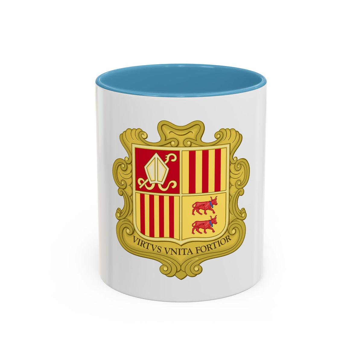 Coat of arms of Andorra (1580) - Accent Coffee Mug