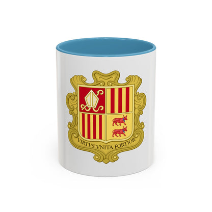 Coat of arms of Andorra (1580) - Accent Coffee Mug