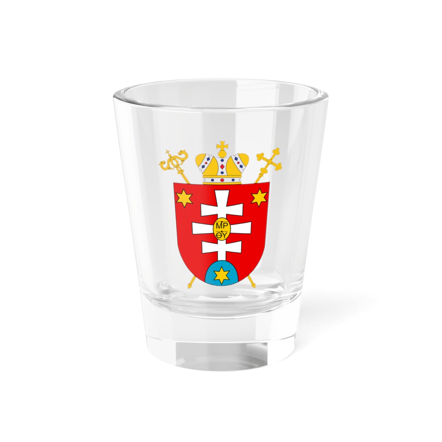 Greek Catholic Eparchy of Mukachevo (Ukraine) (Coat of Arms) Shot Glass 1.5oz