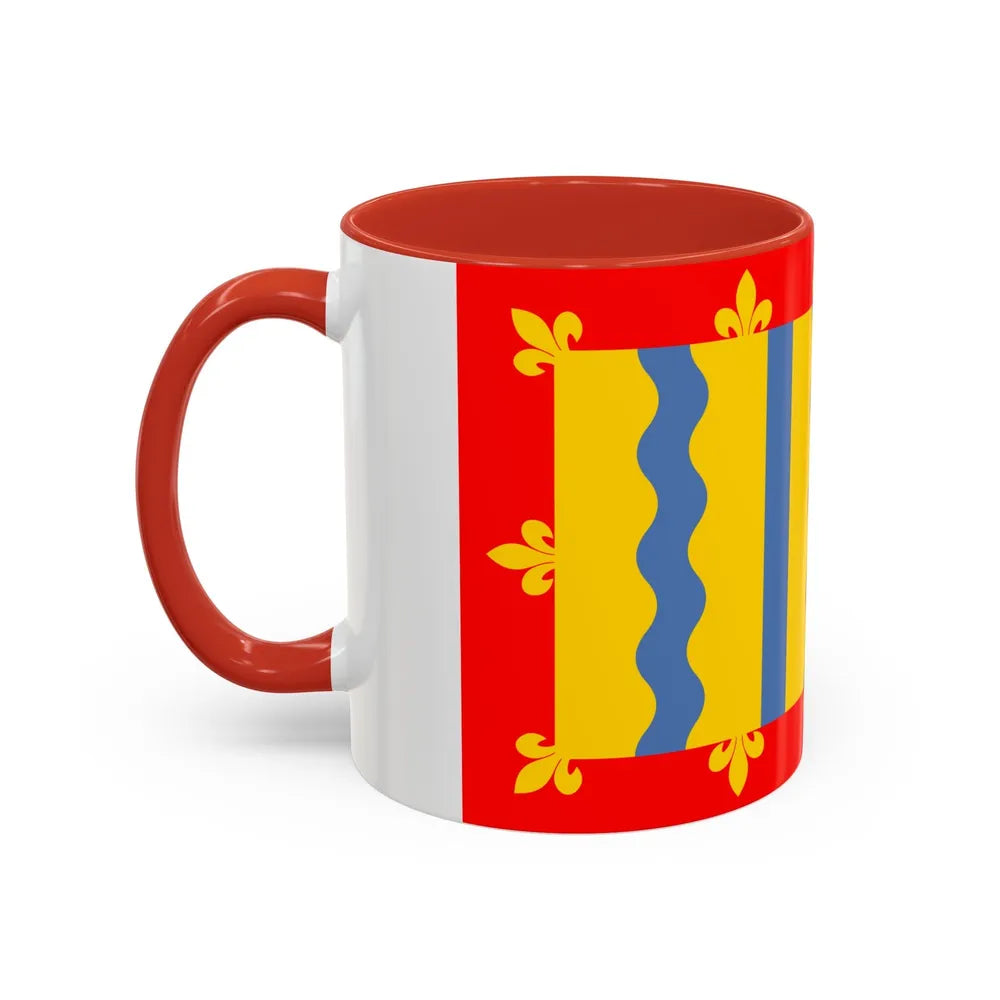 Flag of Cambridgeshire UK - Accent Coffee Mug-Go Mug Yourself