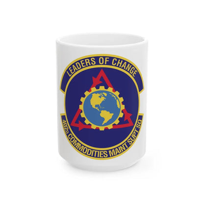 402d Commodities Maintenance Support Squadron (U.S. Air Force) White Coffee Mug-15oz-Go Mug Yourself