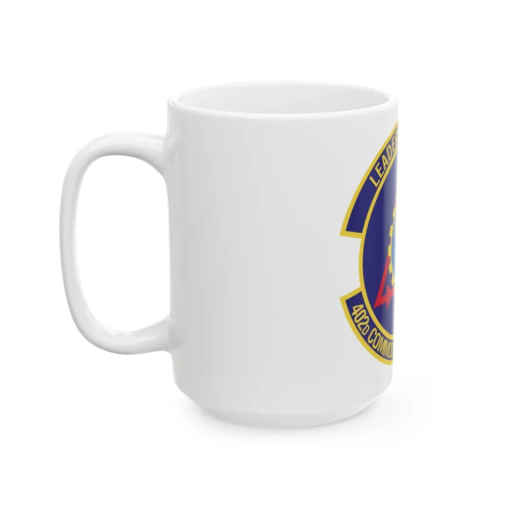 402d Commodities Maintenance Support Squadron (U.S. Air Force) White Coffee Mug-Go Mug Yourself