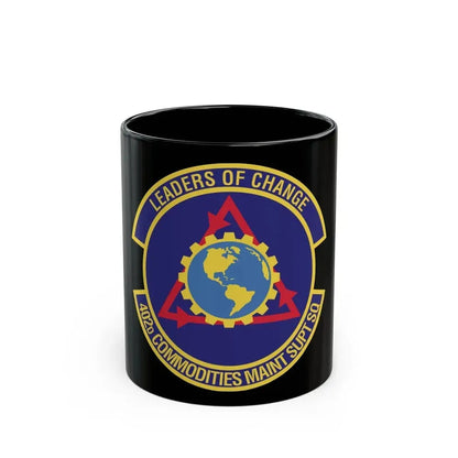 402d Commodities Maintenance Support Squadron (U.S. Air Force) Black Coffee Mug 11oz - Go Mug Yourself