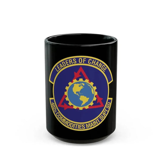 402d Commodities Maintenance Support Squadron (U.S. Air Force) Black Coffee Mug 15oz - Go Mug Yourself