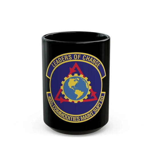 402d Commodities Maintenance Support Squadron (U.S. Air Force) Black Coffee Mug 15oz - Go Mug Yourself