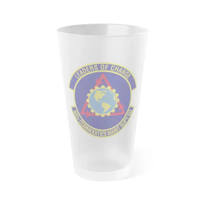 402d Commodities Maintenance Support Squadron (U.S. Air Force) Frosted Pint Glass 16oz 16oz Frosted - Go Mug Yourself