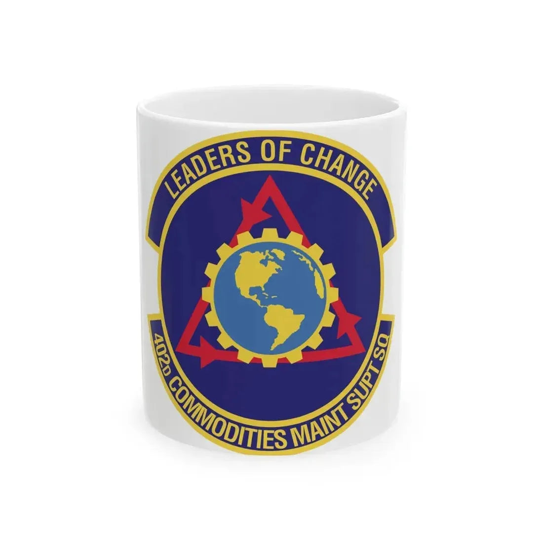 402d Commodities Maintenance Support Squadron (U.S. Air Force) White Coffee Mug 11oz - Go Mug Yourself
