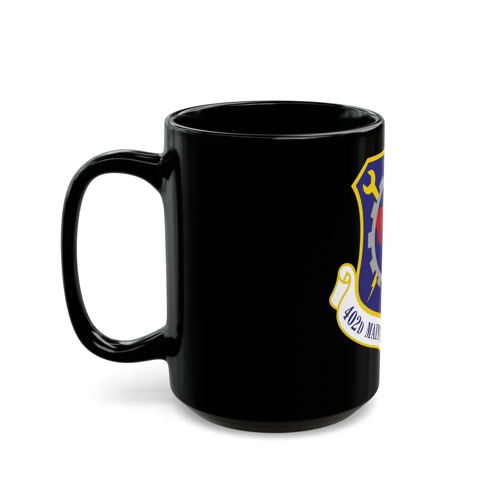 402d Maintenance Wing (U.S. Air Force) Black Coffee Mug-Go Mug Yourself