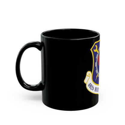 402d Maintenance Wing (U.S. Air Force) Black Coffee Mug-Go Mug Yourself