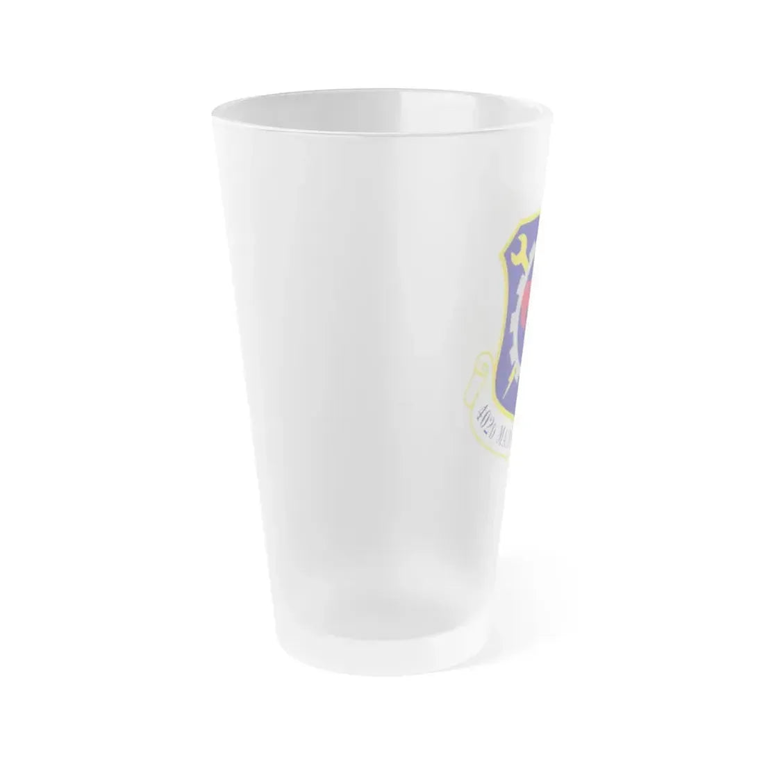 402d Maintenance Wing (U.S. Air Force) Frosted Pint Glass 16oz - Go Mug Yourself