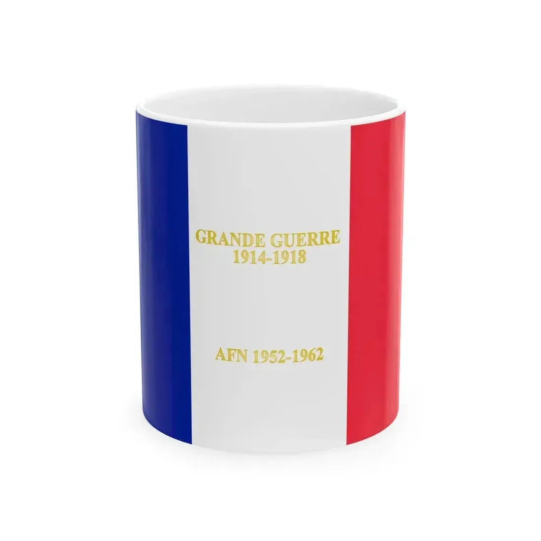 402e regiment dartillerie-drapeau (France) White Coffee Mug 11oz - Go Mug Yourself
