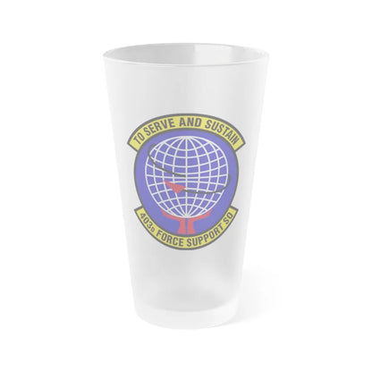 403 Force Support Squadron AFRC (U.S. Air Force) Frosted Pint Glass 16oz-Go Mug Yourself