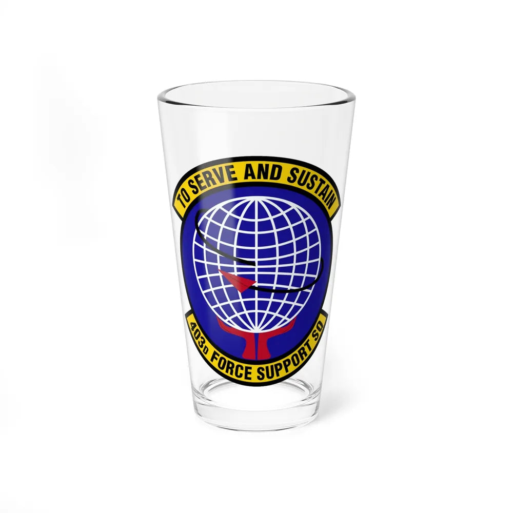 403 Force Support Squadron AFRC (U.S. Air Force) Pint Glass 16oz-16oz-Go Mug Yourself