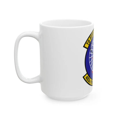 403 Force Support Squadron AFRC (U.S. Air Force) White Coffee Mug-Go Mug Yourself