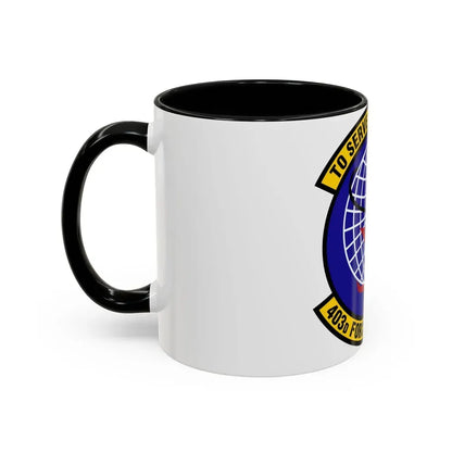 403 Force Support Squadron AFRC (U.S. Air Force) Accent Coffee Mug - Go Mug Yourself