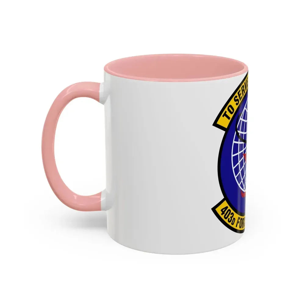 403 Force Support Squadron AFRC (U.S. Air Force) Accent Coffee Mug - Go Mug Yourself