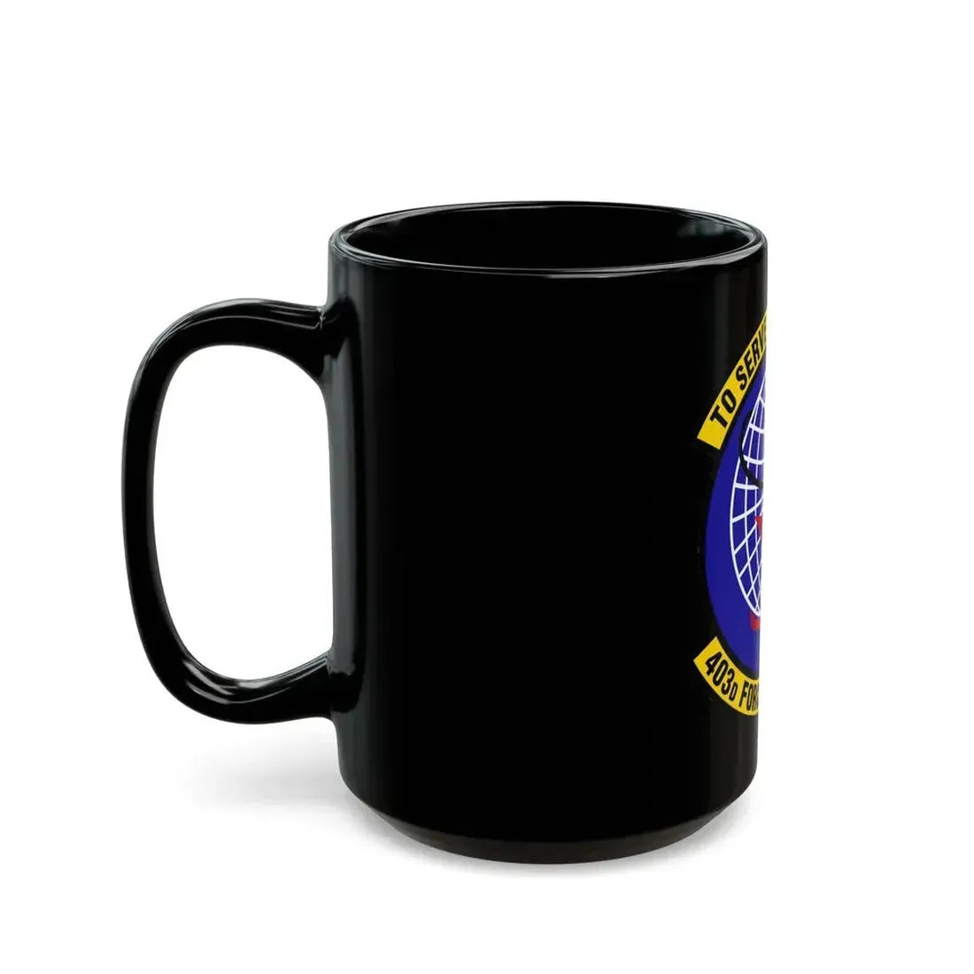 403 Force Support Squadron AFRC (U.S. Air Force) Black Coffee Mug - Go Mug Yourself