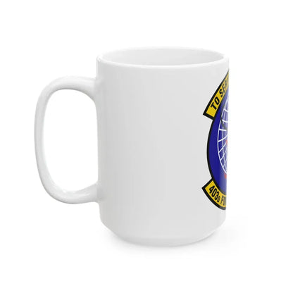 403 Force Support Squadron AFRC (U.S. Air Force) White Coffee Mug - Go Mug Yourself