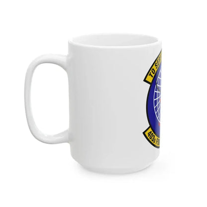 403 Force Support Squadron AFRC (U.S. Air Force) White Coffee Mug - Go Mug Yourself