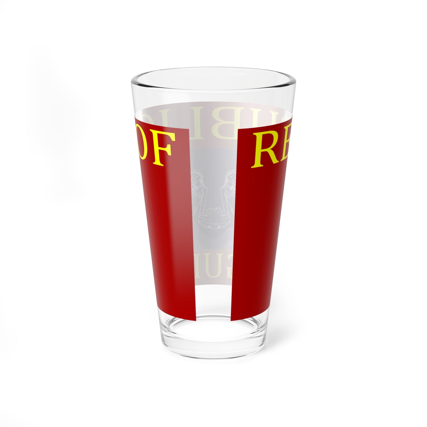 Flag of Anguilla 1967 (United Kingdom) Pint Glass 16oz