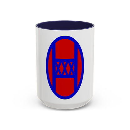 30th Infantry Division SSI (U.S. Army) Accent Coffee Mug