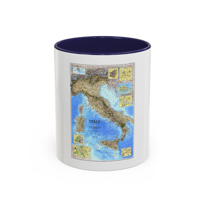 Italy (1995) (Map) Accent Coffee Mug