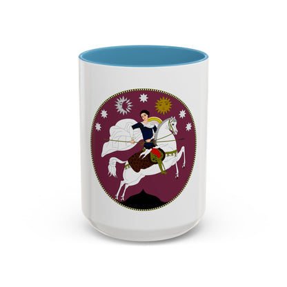 Coat of Arms of Democratic Republic of Georgia - Accent Coffee Mug