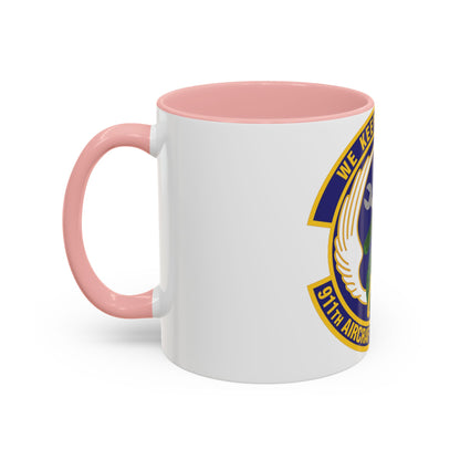 911th Aircraft Maintenance Squadron (U.S. Air Force) Accent Coffee Mug