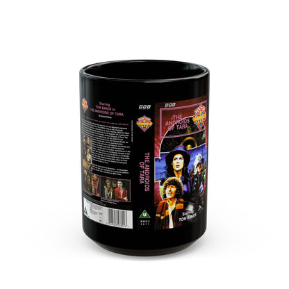 DOCTOR WHO THE ANDROIDS OF TARA (VHS COVER) - Black Coffee Mug