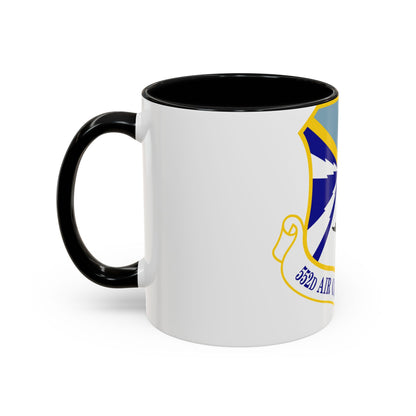 552d Air Control Wing (U.S. Air Force) Accent Coffee Mug