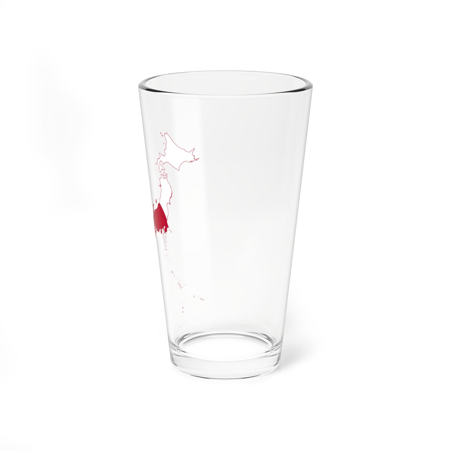 Flag-map of Japan (Japan) Pint Glass 16oz