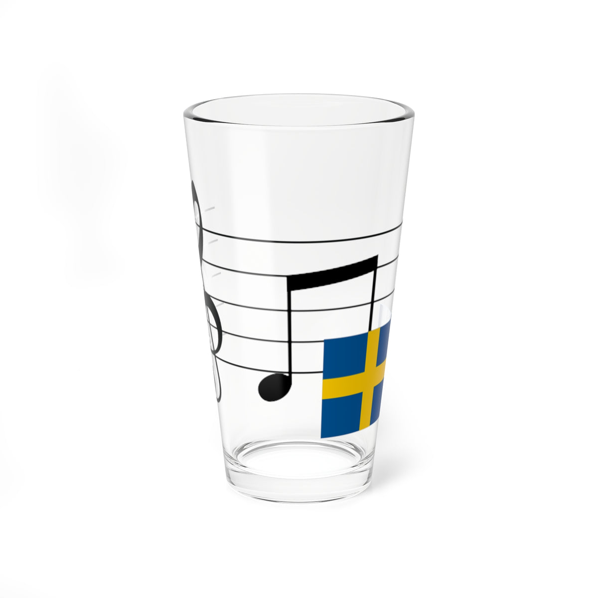 MusicalnotesSweden (Sweden) Pint Glass 16oz