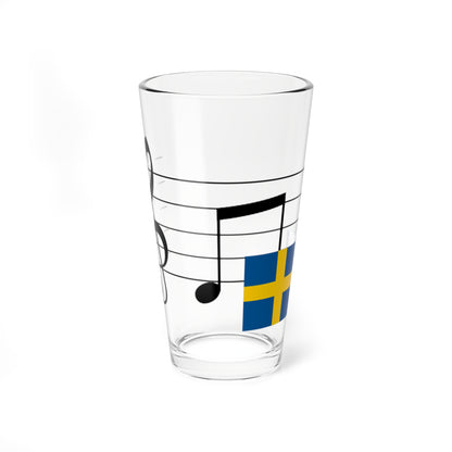 MusicalnotesSweden (Sweden) Pint Glass 16oz
