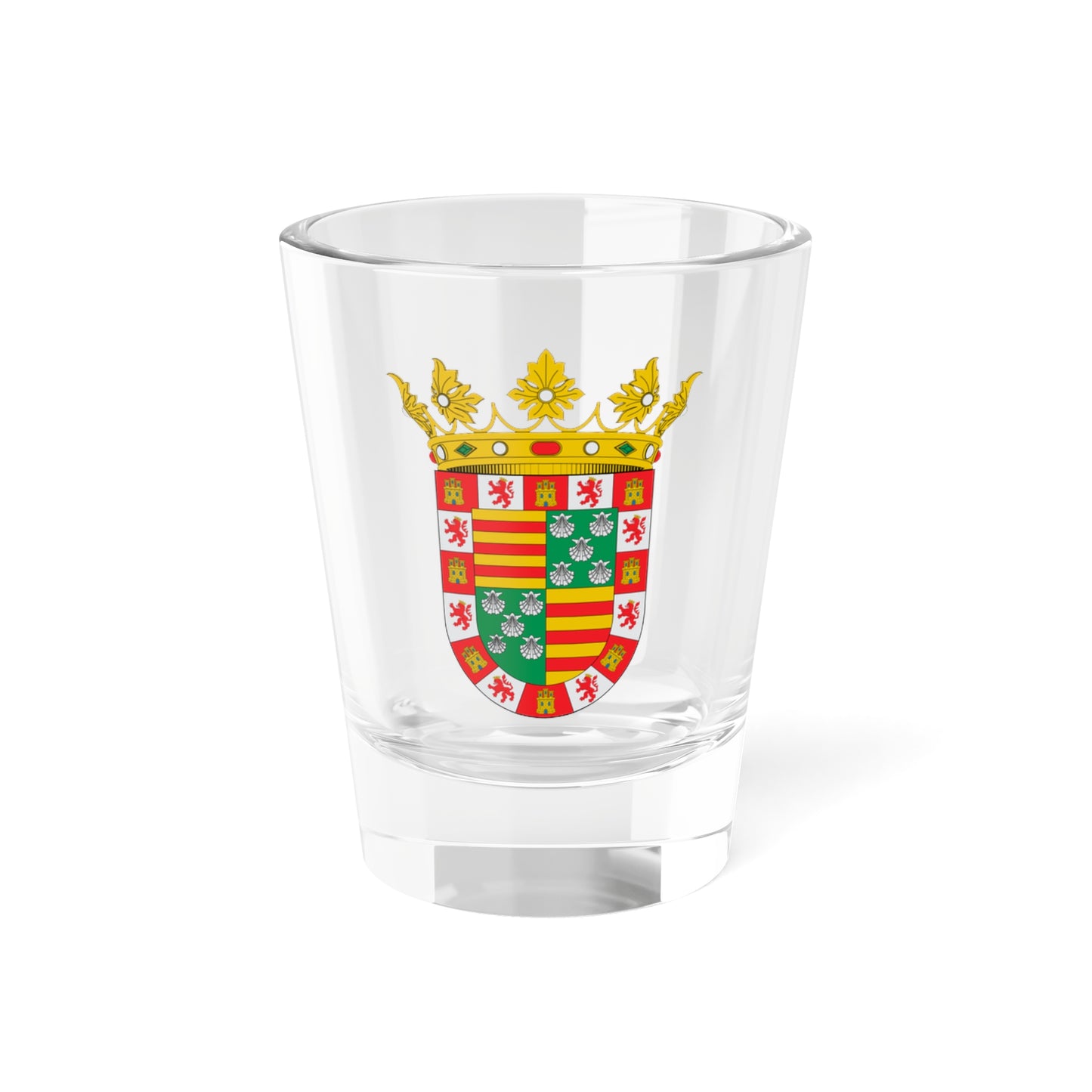 Escudo del ducado de Benavente (Spain) (Coat of Arms) Shot Glass 1.5oz