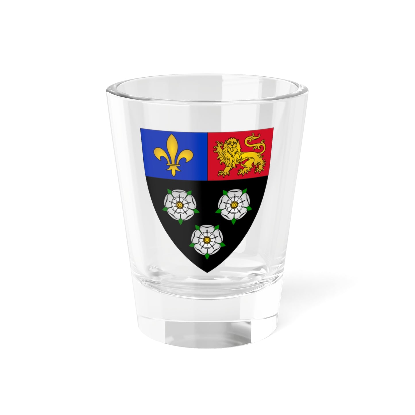 Kingscollegearms-alternative (England) (Coat of Arms) Shot Glass 1.5oz