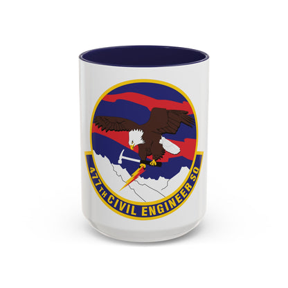 477th Civil Engineer Squadron (U.S. Air Force) Accent Coffee Mug