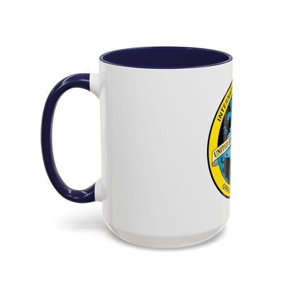 International Maritime Officers School USCG (U.S. Coast Guard) Accent Coffee Mug