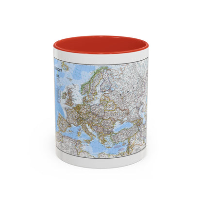 Europe (2004) (Map) Accent Coffee Mug