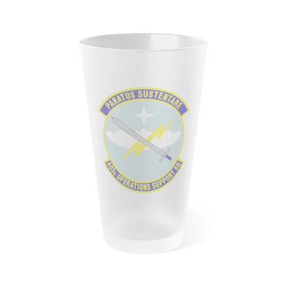 403d Operations Support Squadron (U.S. Air Force) Frosted Pint Glass 16oz-16oz-Frosted-Go Mug Yourself