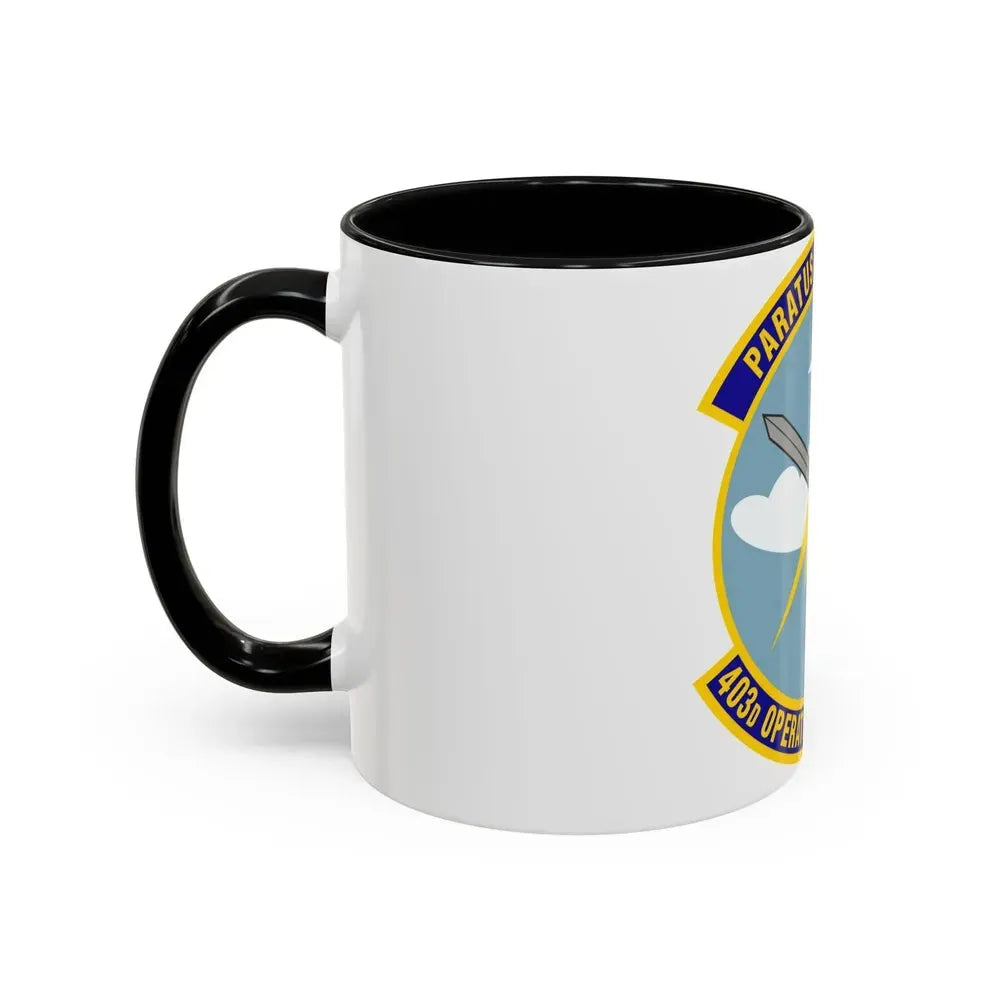 403d Operations Support Squadron (U.S. Air Force) Accent Coffee Mug - Go Mug Yourself