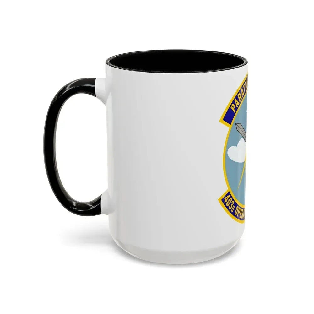 403d Operations Support Squadron (U.S. Air Force) Accent Coffee Mug - Go Mug Yourself