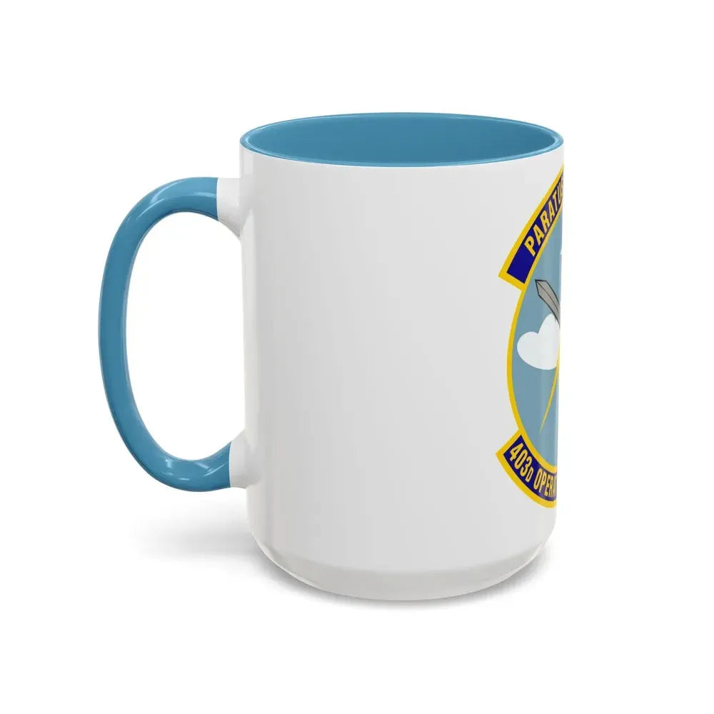 403d Operations Support Squadron (U.S. Air Force) Accent Coffee Mug - Go Mug Yourself