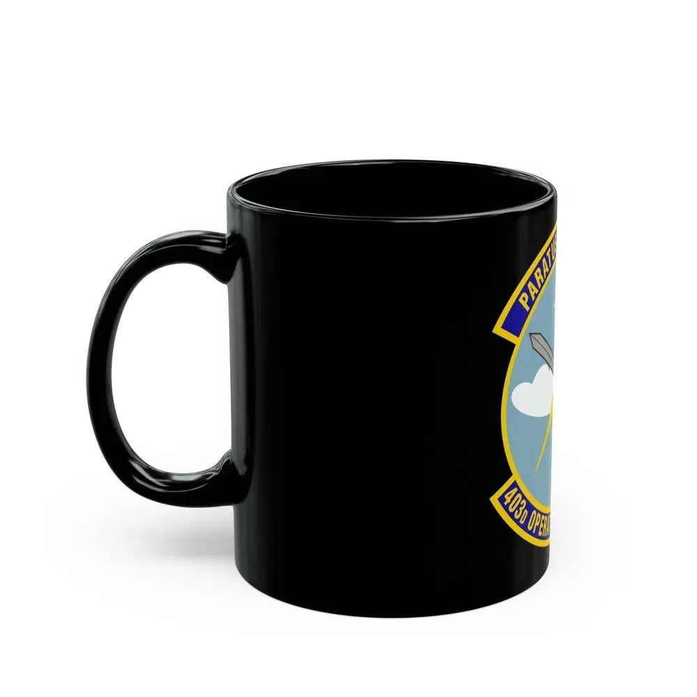 403d Operations Support Squadron (U.S. Air Force) Black Coffee Mug - Go Mug Yourself