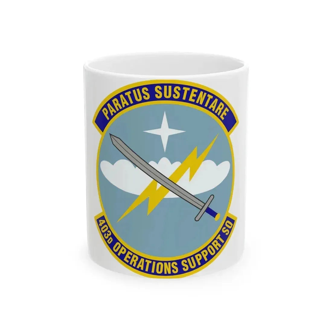 403d Operations Support Squadron (U.S. Air Force) White Coffee Mug 11oz - Go Mug Yourself