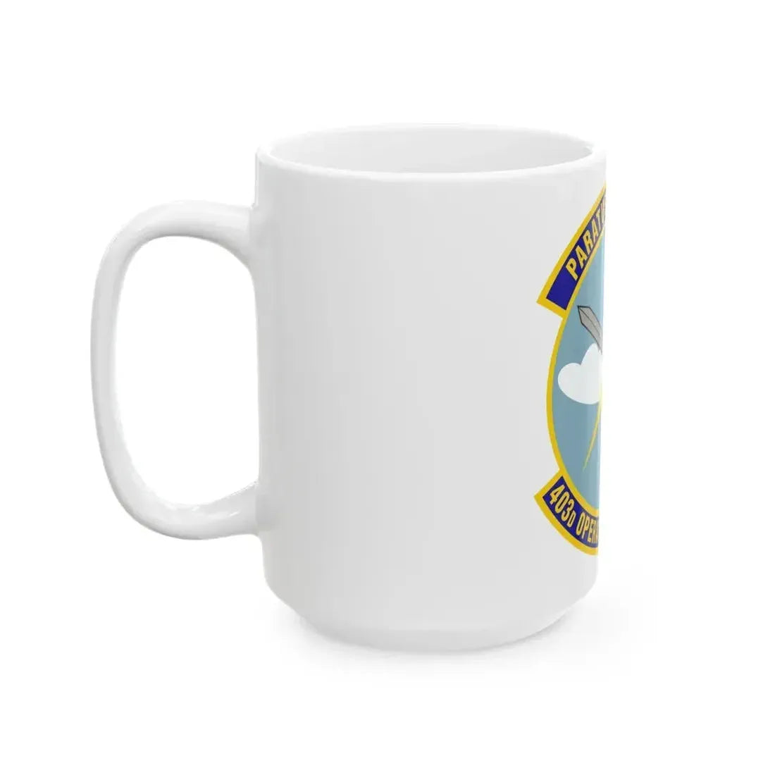403d Operations Support Squadron (U.S. Air Force) White Coffee Mug - Go Mug Yourself