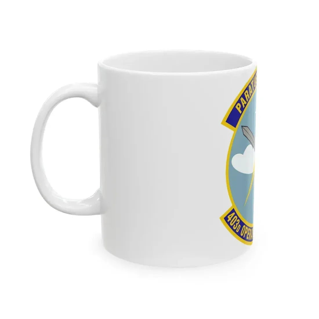 403d Operations Support Squadron (U.S. Air Force) White Coffee Mug - Go Mug Yourself