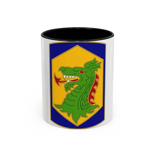 404 Maneuver Enhancement Brigade 2 (U.S. Army) Accent Coffee Mug 11oz Black - Go Mug Yourself