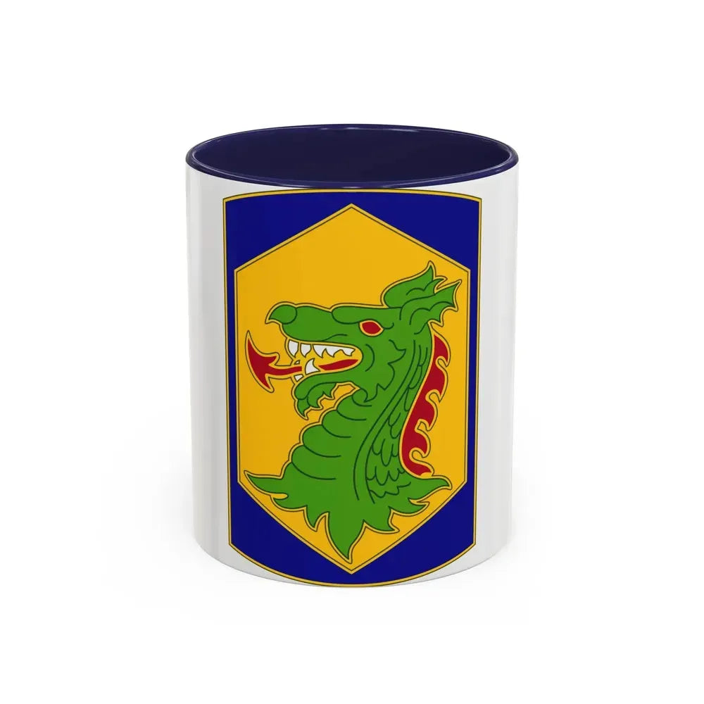 404 Maneuver Enhancement Brigade 2 (U.S. Army) Accent Coffee Mug 11oz Navy - Go Mug Yourself