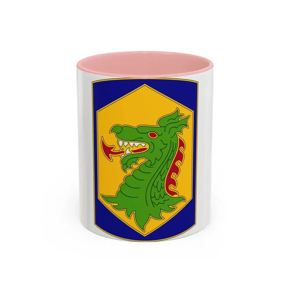404 Maneuver Enhancement Brigade 2 (U.S. Army) Accent Coffee Mug 11oz Pink - Go Mug Yourself